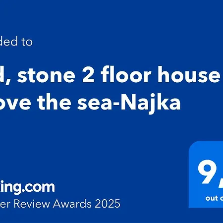 Old, Stone 2 Floor House Above The Sea-najka